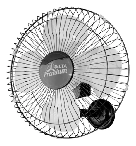 Ventilador Ventisilva Delta Oscilante Parede 50 Cm Bivolt Preto